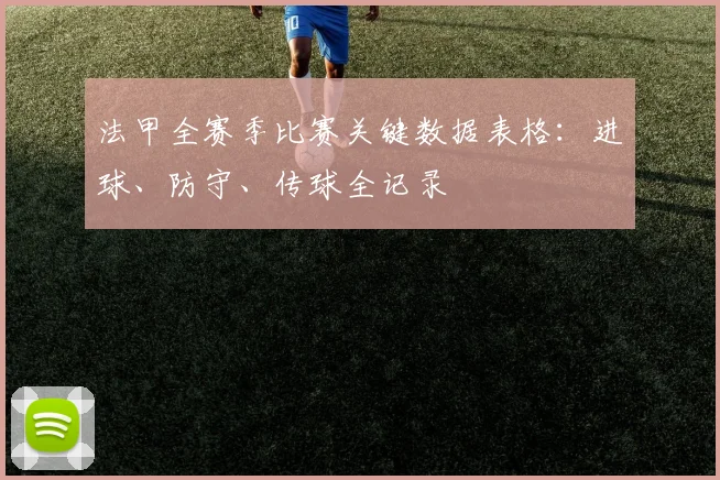 法甲全赛季比赛关键数据表格：进球、防守、传球全记录